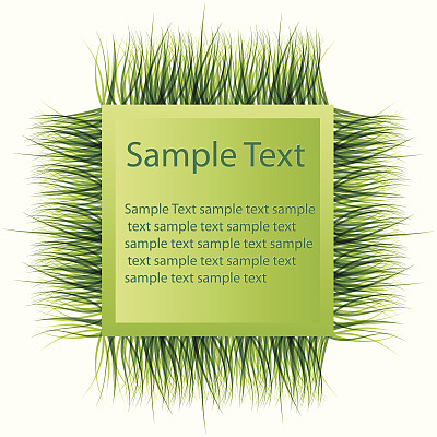 绿色网页banner矢量图图片下载