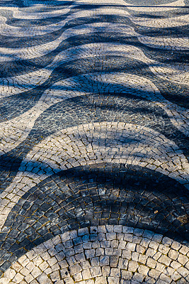 葡萄牙里斯本的传统瓷砖设计图片下载