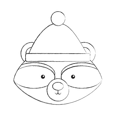 浣熊的卡通动物图片下载