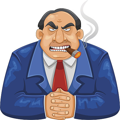 严厉的老板图片下载