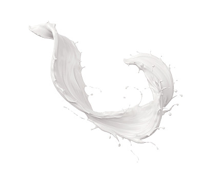 扭曲的牛奶飞溅图片下载