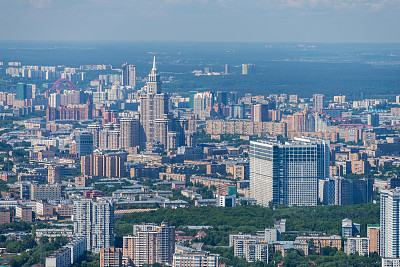 莫斯科的城市。图片下载