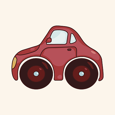 交通车主题元素图片下载