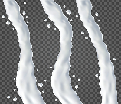 牛奶的流动。自然的乳制品图片下载