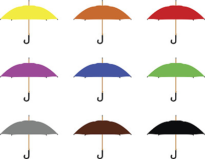 雨伞轮廓图片下载