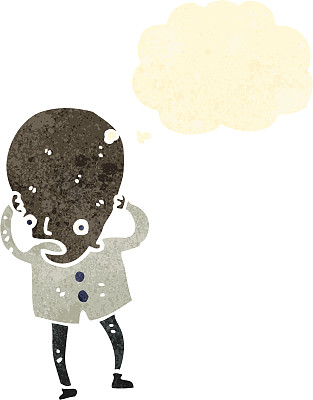 复古卡通天才科学家图片下载