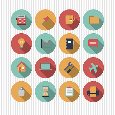 通用图标的向量集图片下载