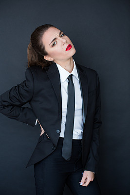 商业女人摆姿势图片下载