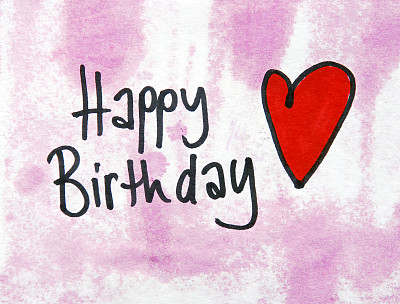 生日快乐的消息图片下载