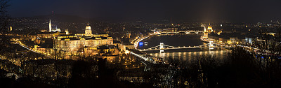 布达佩斯夜间图片下载