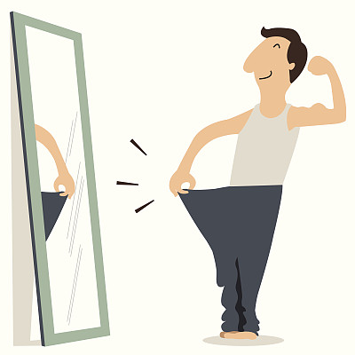 身材苗条的男人素材图片