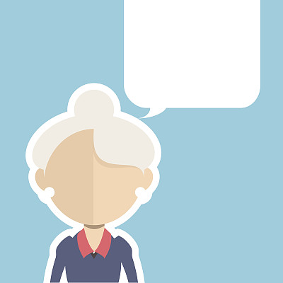 高级女性在平面设计站和交谈图片下载