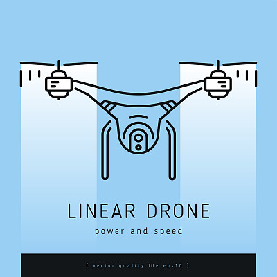 无人机的矢量图图片下载