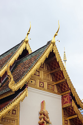 泰国清迈的寺庙。图片下载