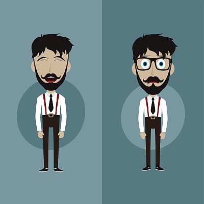 商人办公室的家伙有趣的卡通人物图片下载