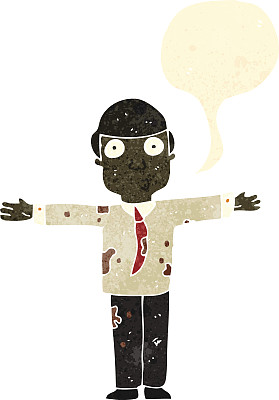 复古卡通肮脏商人图片下载