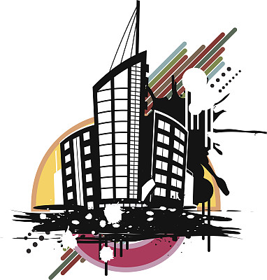 城市场景设计图片下载