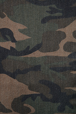 迷彩棕色和绿色牛仔军纺背景垂直图片下载