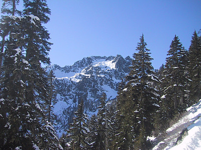 西雅图太平洋西北山图片下载