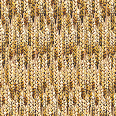 水彩麦芽模式图片下载