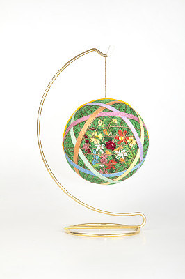 天玛利球，绿色带花图片下载