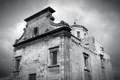 巴勒莫黑白色图片下载