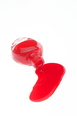 红色指甲油瓶图片下载