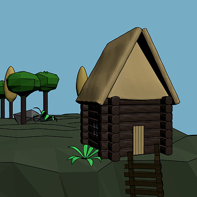 图片在低聚风格图片下载