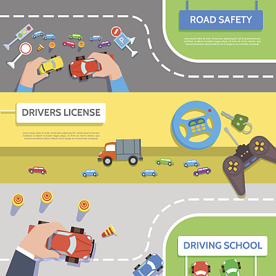 设置交通横横幅驾校图片下载