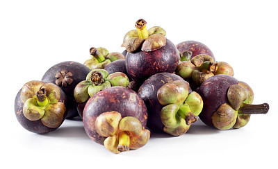 孤立的山竹果。图片下载