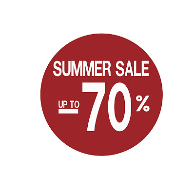 销售70%的海报矢量插图为您的设计图片下载