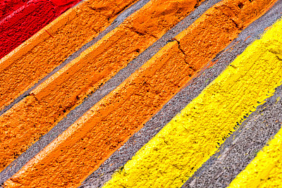 色彩斑斓的楼梯图片下载