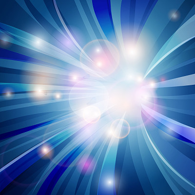 蓝光隧道背景图片下载