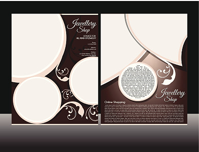 珠宝宣传单模板图片下载