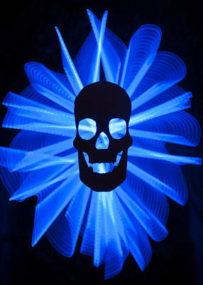 骷髅-轻画构图图片下载