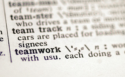 词典中的团队合作图片下载