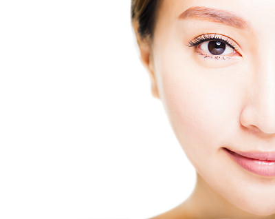 特写镜头年轻美丽的女人的脸图片下载