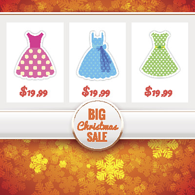 圣诞节销售背景图片下载