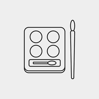 眼影线条图标图片下载