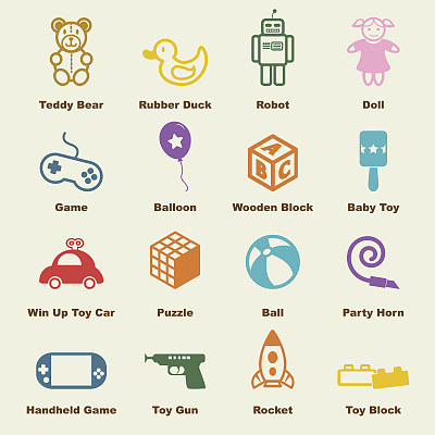 玩具的元素图片下载
