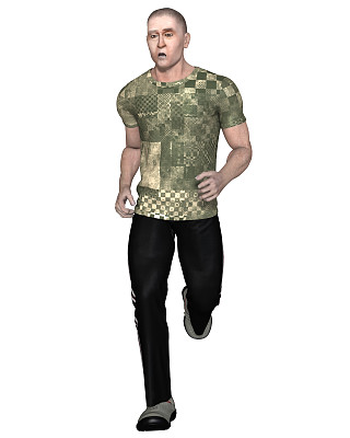 疲惫的慢跑者图片下载