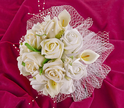 情人节的婚礼花束图片下载