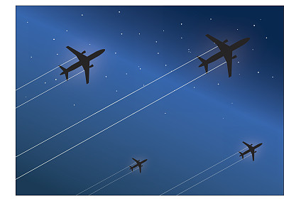 夜间飞行图片下载