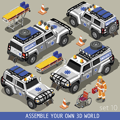 急救02车辆等距图片下载
