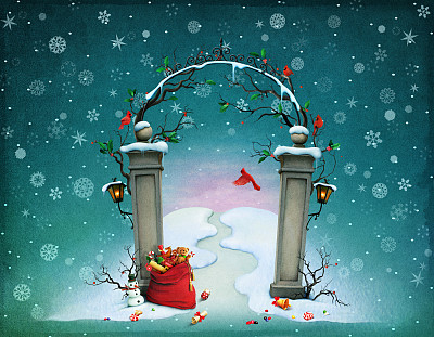 圣诞节盖茨图片下载