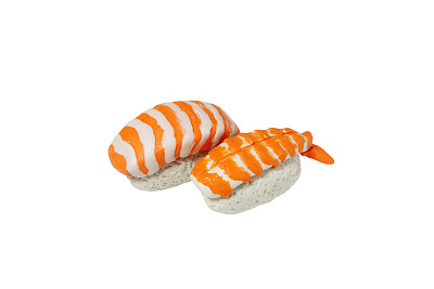 日本黏土制作的迷你寿司模型图片下载