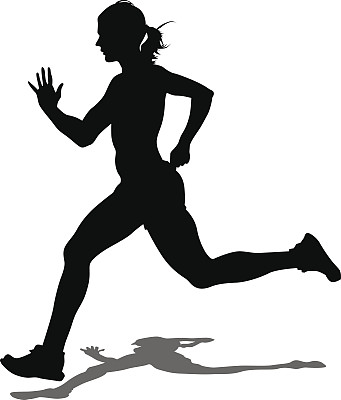 跑步的女性图片下载
