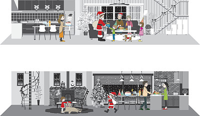 生活空间/圣诞派对图片下载