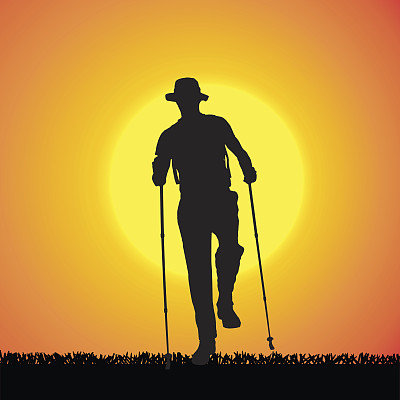 矢量剪影的人。图片下载