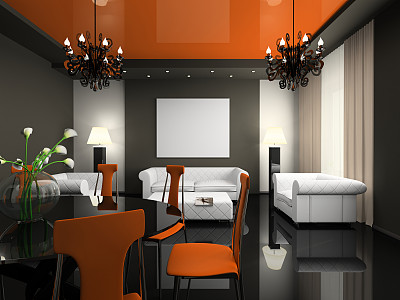 现代咖啡馆的内部图片下载